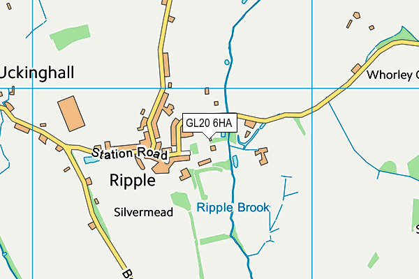 GL20 6HA map - OS VectorMap District (Ordnance Survey) GL20 6HA map - OS VectorMap District (Ordnance Survey)