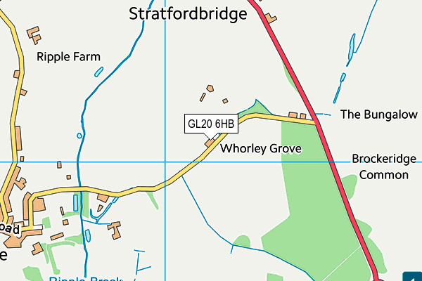 GL20 6HB map - OS VectorMap District (Ordnance Survey) GL20 6HB map - OS VectorMap District (Ordnance Survey)