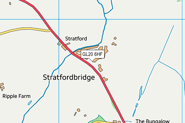 GL20 6HF map - OS VectorMap District (Ordnance Survey) GL20 6HF map - OS VectorMap District (Ordnance Survey)