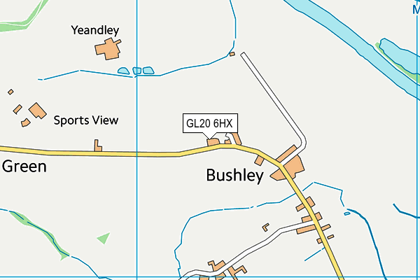 GL20 6HX map - OS VectorMap District (Ordnance Survey) GL20 6HX map - OS VectorMap District (Ordnance Survey)