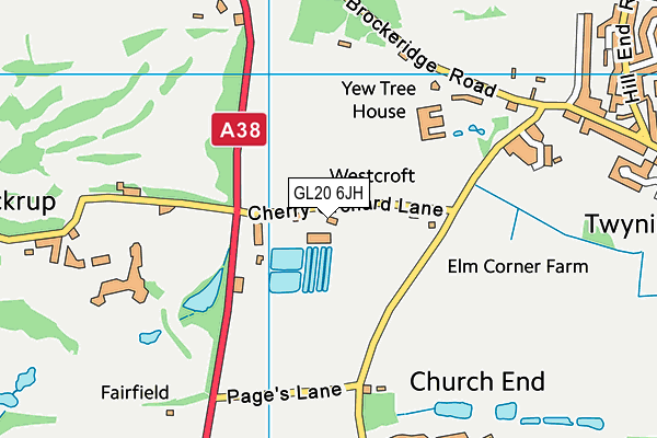 GL20 6JH map - OS VectorMap District (Ordnance Survey) GL20 6JH map - OS VectorMap District (Ordnance Survey)