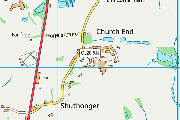 GL20 6JJ map - OS VectorMap District (Ordnance Survey) GL20 6JJ map - OS VectorMap District (Ordnance Survey)