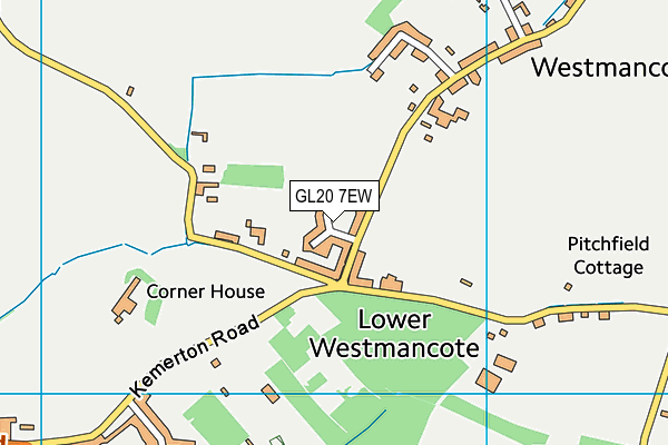 GL20 7EW map - OS VectorMap District (Ordnance Survey) GL20 7EW map - OS VectorMap District (Ordnance Survey)