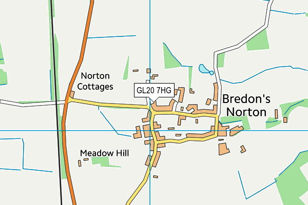 GL20 7HG map - OS VectorMap District (Ordnance Survey) GL20 7HG map - OS VectorMap District (Ordnance Survey)