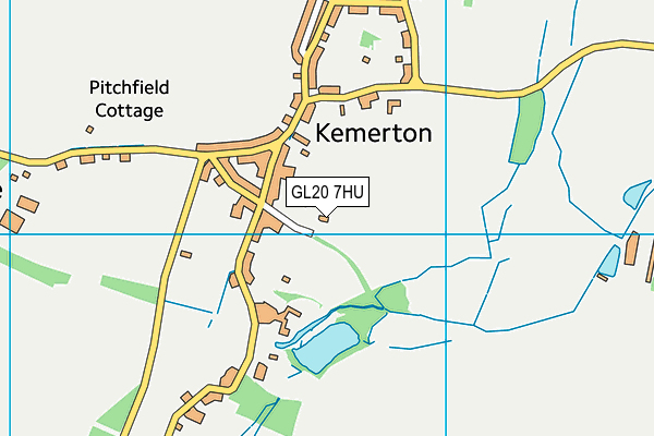 GL20 7HU map - OS VectorMap District (Ordnance Survey) GL20 7HU map - OS VectorMap District (Ordnance Survey)