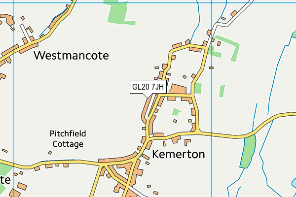 GL20 7JH map - OS VectorMap District (Ordnance Survey) GL20 7JH map - OS VectorMap District (Ordnance Survey)