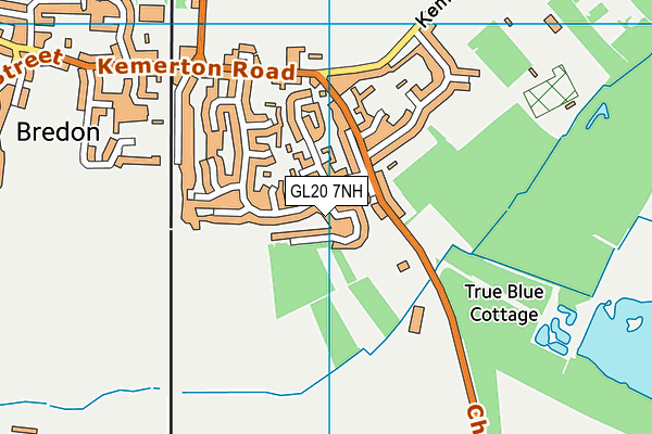 GL20 7NH map - OS VectorMap District (Ordnance Survey) GL20 7NH map - OS VectorMap District (Ordnance Survey)