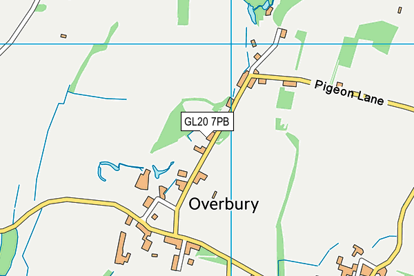 GL20 7PB map - OS VectorMap District (Ordnance Survey) GL20 7PB map - OS VectorMap District (Ordnance Survey)