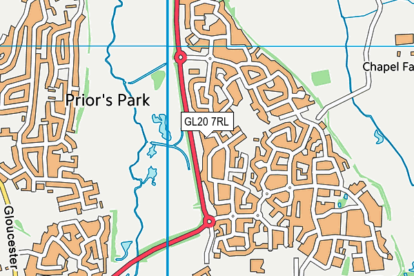 GL20 7RL map - OS VectorMap District (Ordnance Survey) GL20 7RL map - OS VectorMap District (Ordnance Survey)