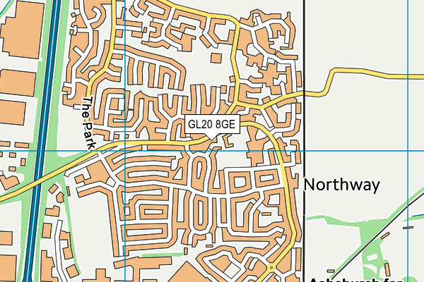 GL20 8GE map - OS VectorMap District (Ordnance Survey) GL20 8GE map - OS VectorMap District (Ordnance Survey)