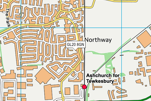 GL20 8GN map - OS VectorMap District (Ordnance Survey) GL20 8GN map - OS VectorMap District (Ordnance Survey)