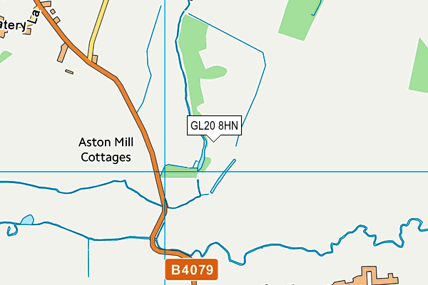 GL20 8HN map - OS VectorMap District (Ordnance Survey) GL20 8HN map - OS VectorMap District (Ordnance Survey)