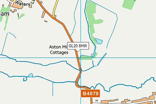 GL20 8HW map - OS VectorMap District (Ordnance Survey) GL20 8HW map - OS VectorMap District (Ordnance Survey)