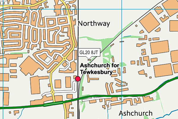 GL20 8JT map - OS VectorMap District (Ordnance Survey) GL20 8JT map - OS VectorMap District (Ordnance Survey)