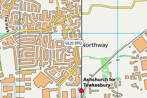 GL20 8PQ map - OS VectorMap District (Ordnance Survey) GL20 8PQ map - OS VectorMap District (Ordnance Survey)