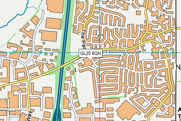 GL20 8QH map - OS VectorMap District (Ordnance Survey) GL20 8QH map - OS VectorMap District (Ordnance Survey)