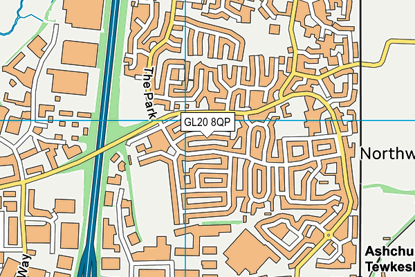 GL20 8QP map - OS VectorMap District (Ordnance Survey) GL20 8QP map - OS VectorMap District (Ordnance Survey)