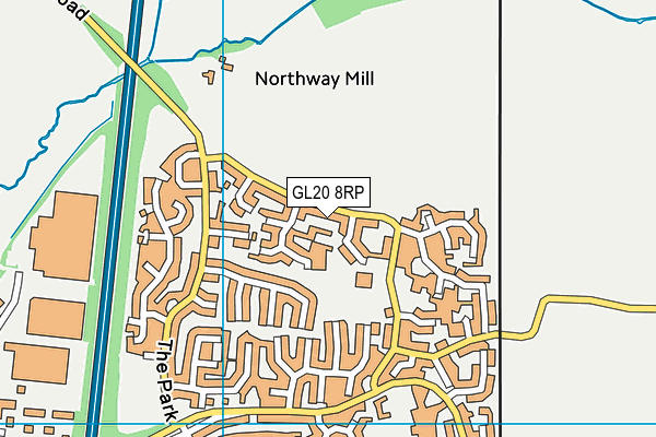 GL20 8RP map - OS VectorMap District (Ordnance Survey) GL20 8RP map - OS VectorMap District (Ordnance Survey)