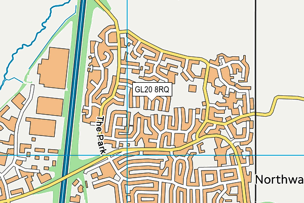 GL20 8RQ map - OS VectorMap District (Ordnance Survey) GL20 8RQ map - OS VectorMap District (Ordnance Survey)