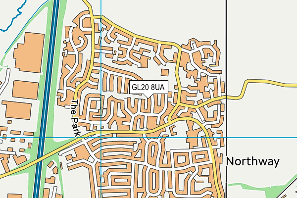 GL20 8UA map - OS VectorMap District (Ordnance Survey) GL20 8UA map - OS VectorMap District (Ordnance Survey)
