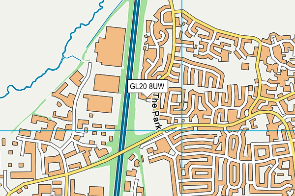 GL20 8UW map - OS VectorMap District (Ordnance Survey) GL20 8UW map - OS VectorMap District (Ordnance Survey)