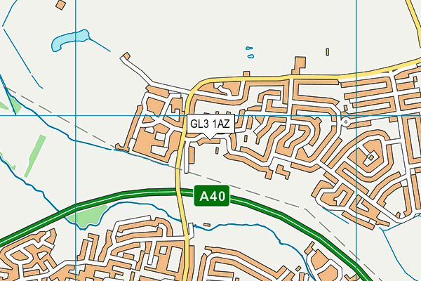 GL3 1AZ map - OS VectorMap District (Ordnance Survey) GL3 1AZ map - OS VectorMap District (Ordnance Survey)