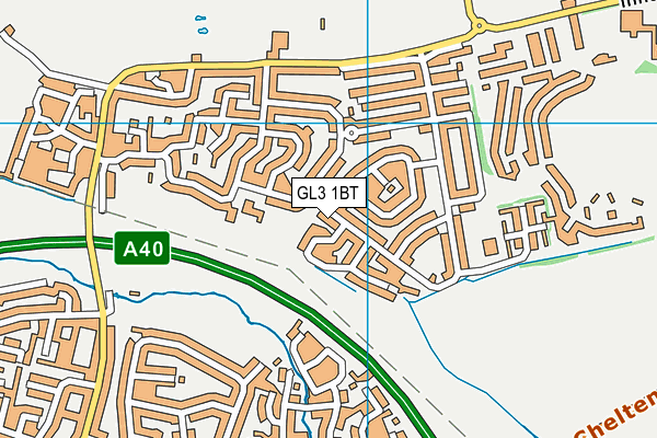 GL3 1BT map - OS VectorMap District (Ordnance Survey) GL3 1BT map - OS VectorMap District (Ordnance Survey)