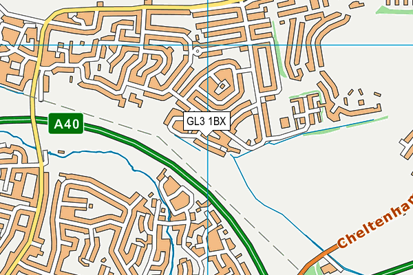 GL3 1BX map - OS VectorMap District (Ordnance Survey) GL3 1BX map - OS VectorMap District (Ordnance Survey)