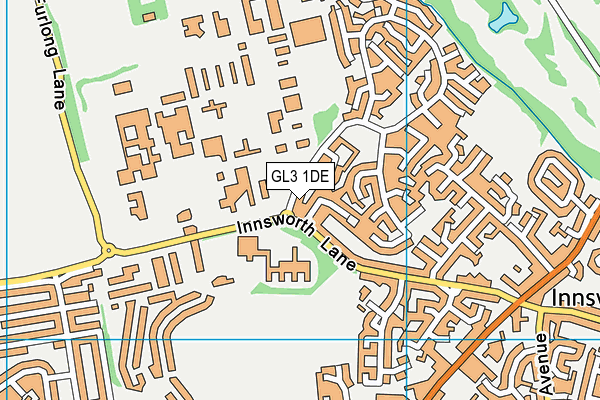 GL3 1DE map - OS VectorMap District (Ordnance Survey) GL3 1DE map - OS VectorMap District (Ordnance Survey)
