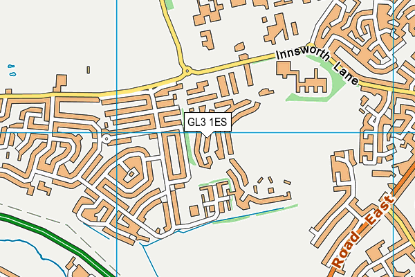 GL3 1ES map - OS VectorMap District (Ordnance Survey) GL3 1ES map - OS VectorMap District (Ordnance Survey)