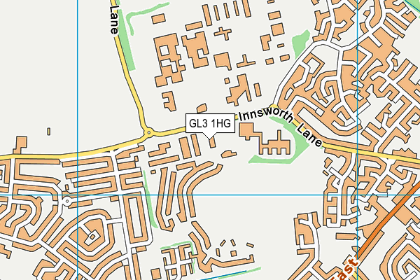 GL3 1HG map - OS VectorMap District (Ordnance Survey) GL3 1HG map - OS VectorMap District (Ordnance Survey)