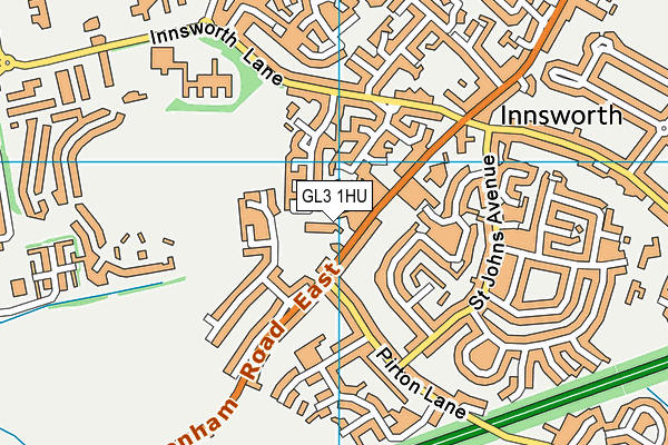GL3 1HU map - OS VectorMap District (Ordnance Survey) GL3 1HU map - OS VectorMap District (Ordnance Survey)