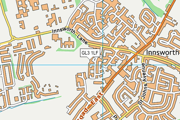 GL3 1LF map - OS VectorMap District (Ordnance Survey) GL3 1LF map - OS VectorMap District (Ordnance Survey)