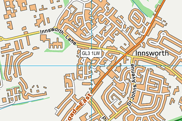 GL3 1LW map - OS VectorMap District (Ordnance Survey) GL3 1LW map - OS VectorMap District (Ordnance Survey)