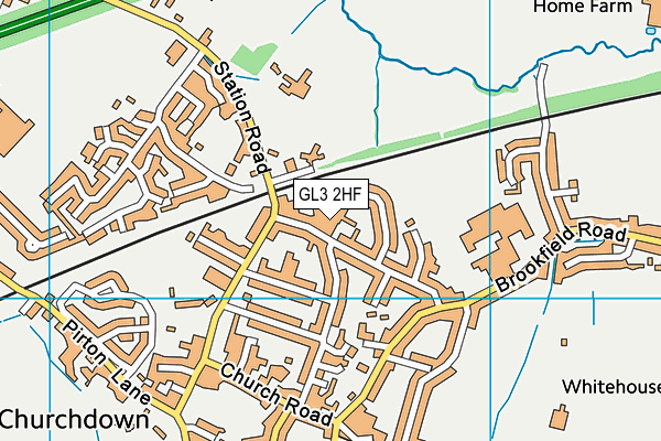GL3 2HF map - OS VectorMap District (Ordnance Survey) GL3 2HF map - OS VectorMap District (Ordnance Survey)