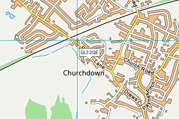 GL3 2QE map - OS VectorMap District (Ordnance Survey) GL3 2QE map - OS VectorMap District (Ordnance Survey)