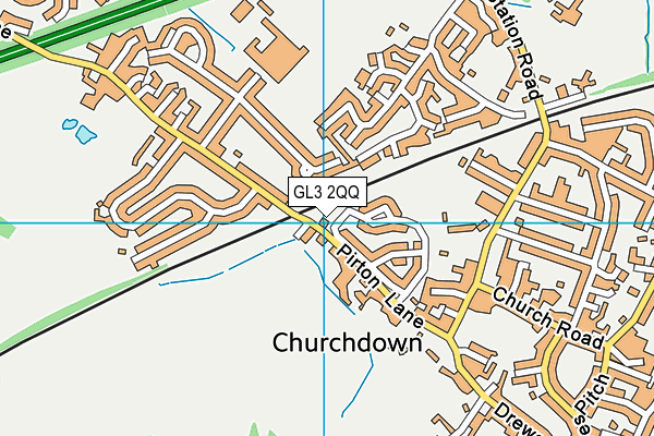 GL3 2QQ map - OS VectorMap District (Ordnance Survey) GL3 2QQ map - OS VectorMap District (Ordnance Survey)