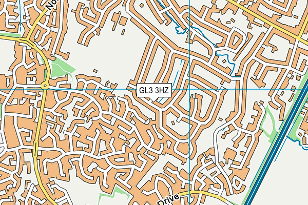 GL3 3HZ map - OS VectorMap District (Ordnance Survey) GL3 3HZ map - OS VectorMap District (Ordnance Survey)