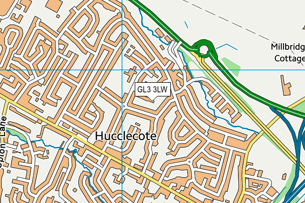 GL3 3LW map - OS VectorMap District (Ordnance Survey) GL3 3LW map - OS VectorMap District (Ordnance Survey)