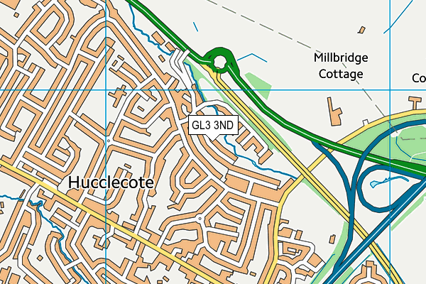 GL3 3ND map - OS VectorMap District (Ordnance Survey) GL3 3ND map - OS VectorMap District (Ordnance Survey)