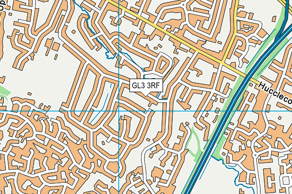 GL3 3RF map - OS VectorMap District (Ordnance Survey) GL3 3RF map - OS VectorMap District (Ordnance Survey)