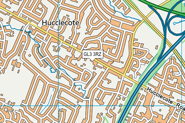 GL3 3RZ map - OS VectorMap District (Ordnance Survey) GL3 3RZ map - OS VectorMap District (Ordnance Survey)
