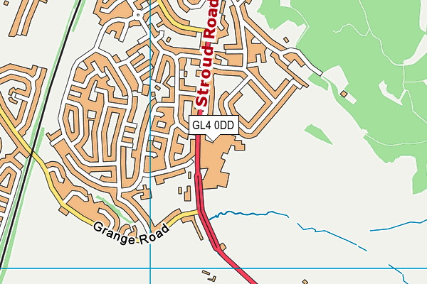 GL4 0DD map - OS VectorMap District (Ordnance Survey) GL4 0DD map - OS VectorMap District (Ordnance Survey)