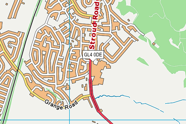 GL4 0DE map - OS VectorMap District (Ordnance Survey) GL4 0DE map - OS VectorMap District (Ordnance Survey)