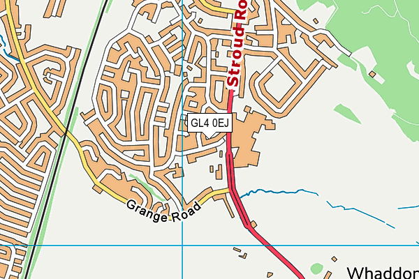 GL4 0EJ map - OS VectorMap District (Ordnance Survey) GL4 0EJ map - OS VectorMap District (Ordnance Survey)