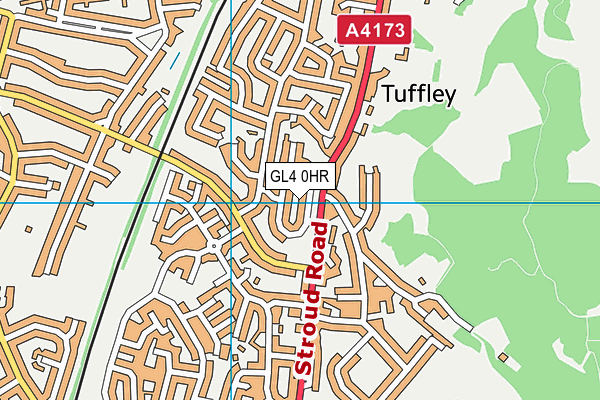 GL4 0HR map - OS VectorMap District (Ordnance Survey) GL4 0HR map - OS VectorMap District (Ordnance Survey)