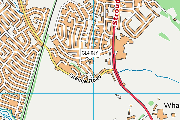 GL4 0JY map - OS VectorMap District (Ordnance Survey) GL4 0JY map - OS VectorMap District (Ordnance Survey)