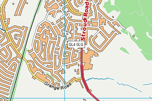GL4 0LG map - OS VectorMap District (Ordnance Survey) GL4 0LG map - OS VectorMap District (Ordnance Survey)