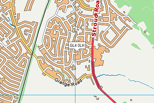 GL4 0LH map - OS VectorMap District (Ordnance Survey) GL4 0LH map - OS VectorMap District (Ordnance Survey)
