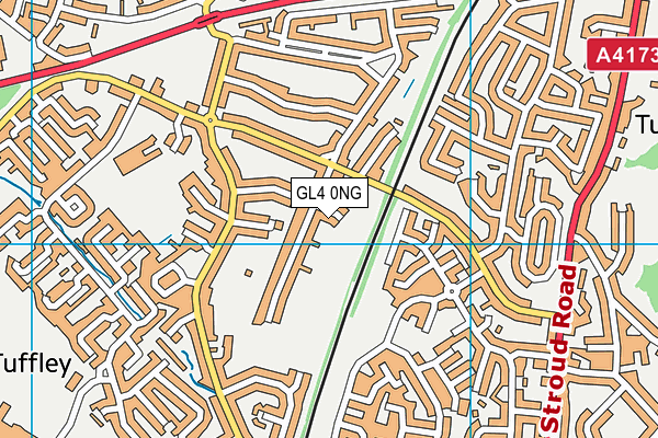 GL4 0NG map - OS VectorMap District (Ordnance Survey) GL4 0NG map - OS VectorMap District (Ordnance Survey)